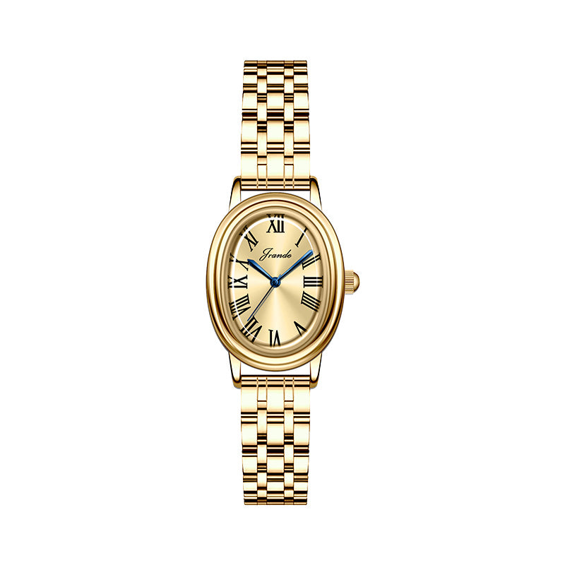 JRANDE H9758L Quartz Watches Stainless Steel 30M Water Resistant