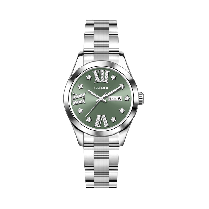 Montre à quartz JRANDE H9780L pour femme | Acier inoxydable | Résistante à l'eau