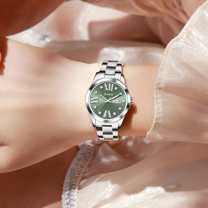 Montre à quartz JRANDE H9780L pour femme | Acier inoxydable | Résistante à l'eau