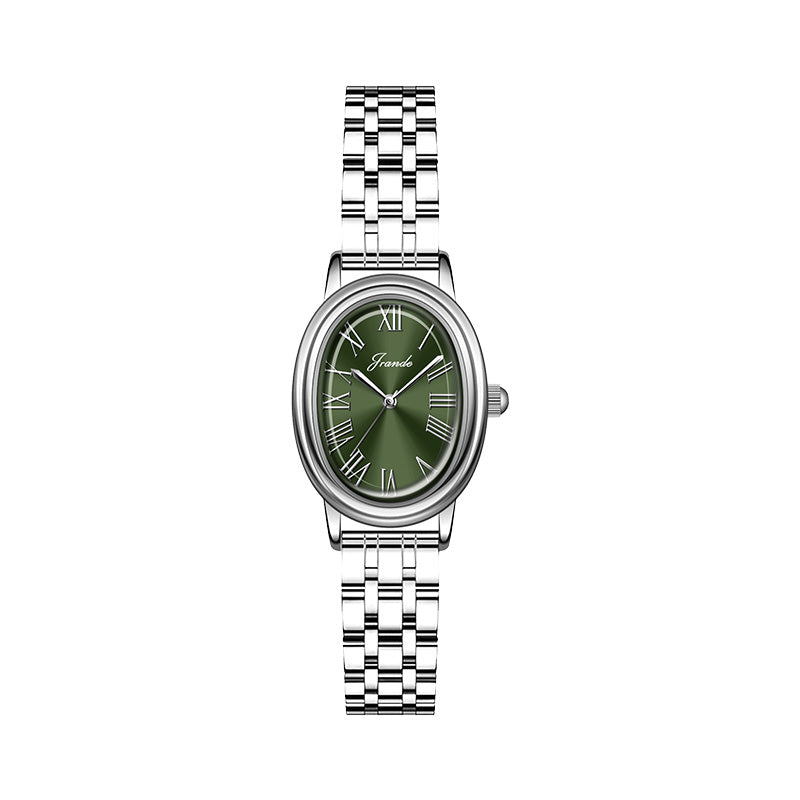 JRANDE H9758L Quartz Watches Stainless Steel 30M Water Resistant