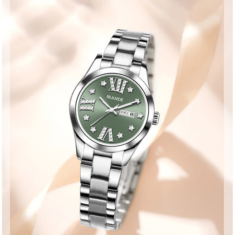 Montre à quartz JRANDE H9780L pour femme | Acier inoxydable | Résistante à l'eau