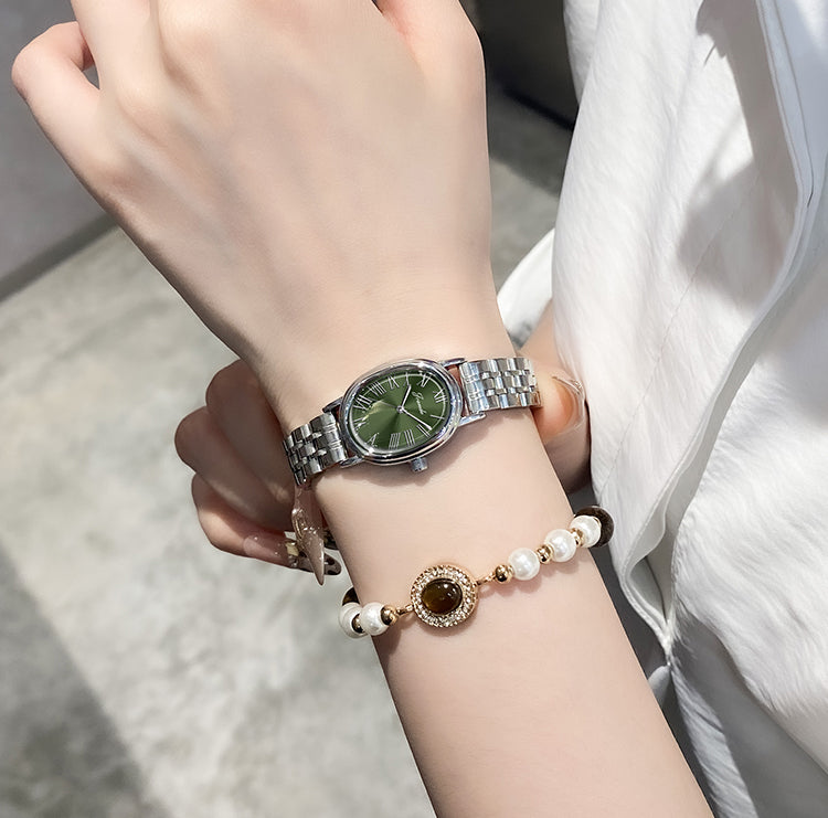 JRANDE H9758L Quartz Watches Stainless Steel 30M Water Resistant