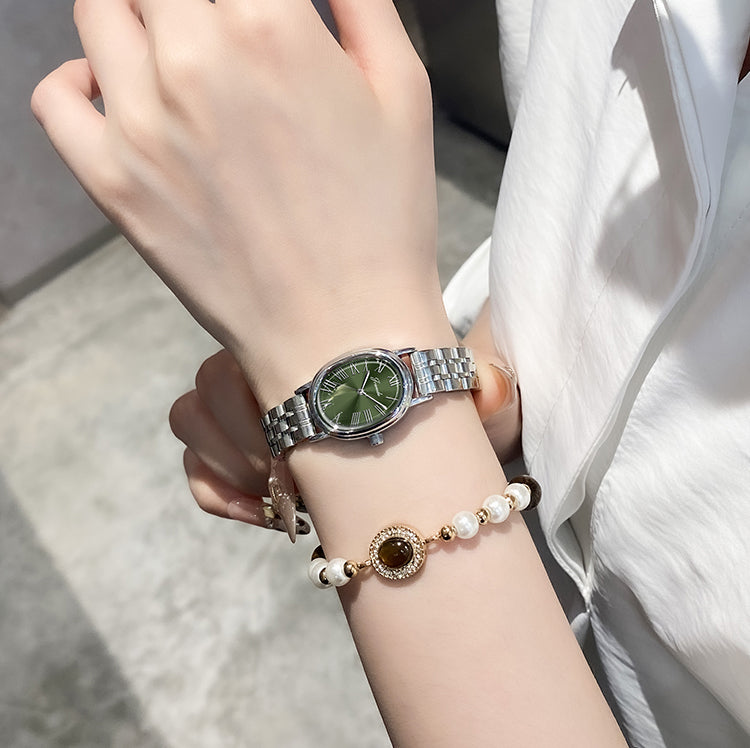 JRANDE H9758L Quartz Watches Stainless Steel 30M Water Resistant