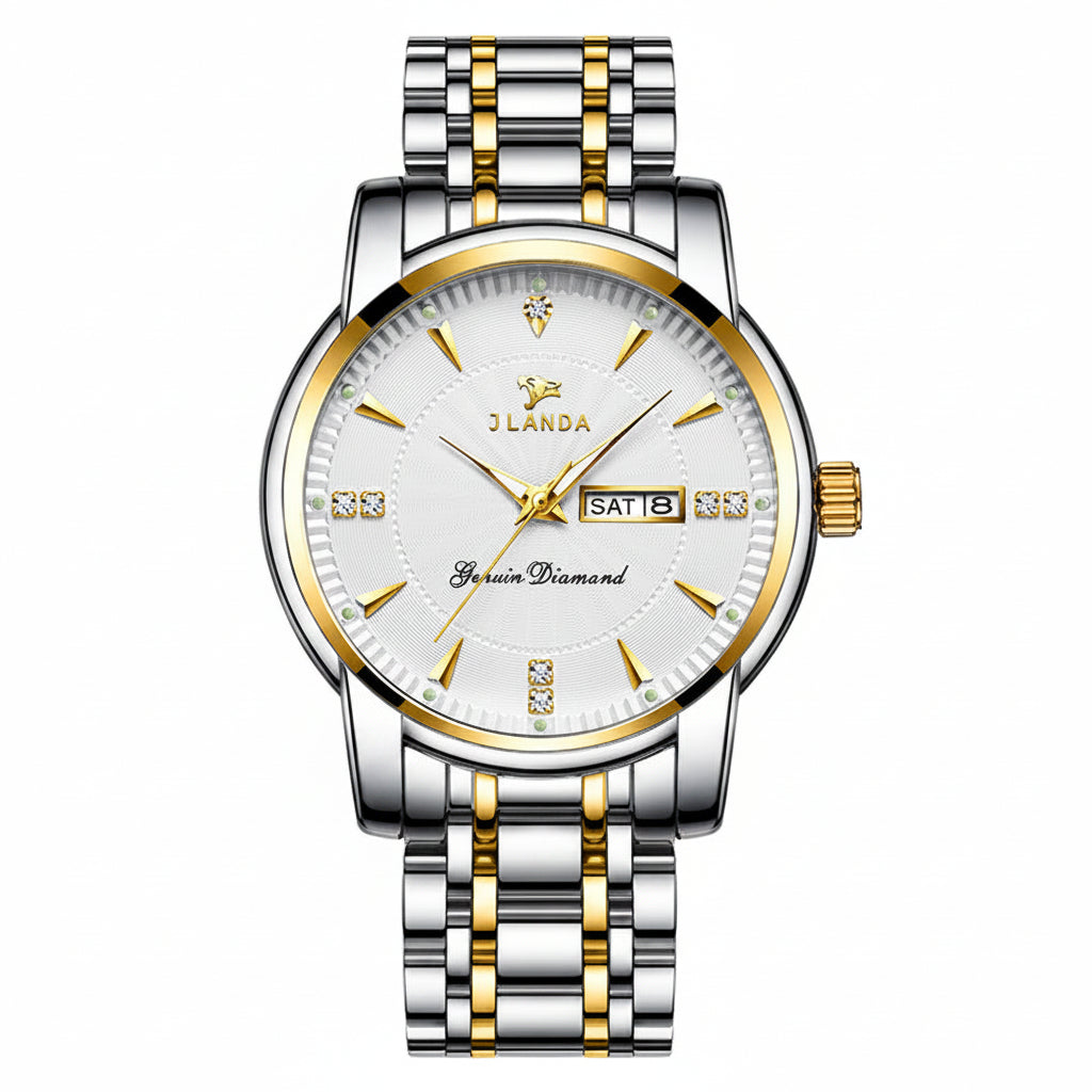 JRANDE J6608 Men's Quartz Watch | Stainless Steel | Water Resistant