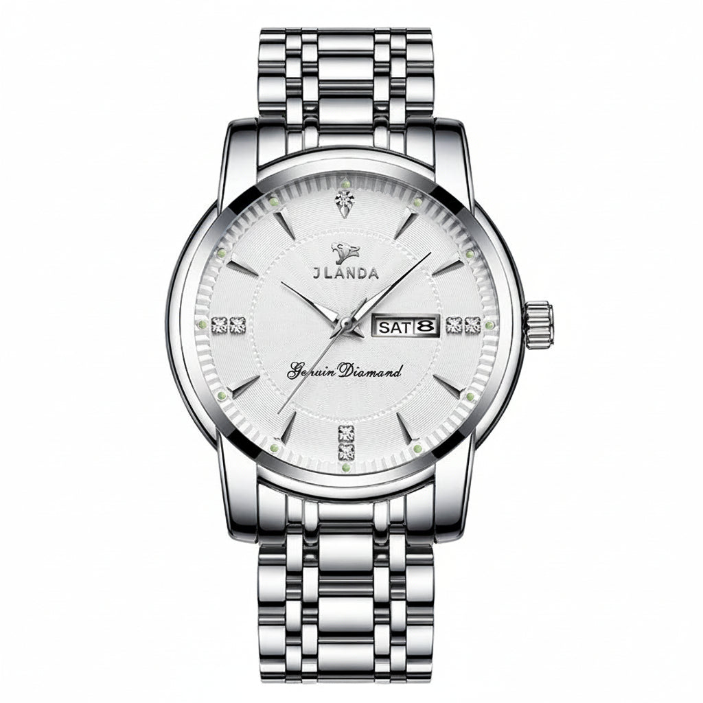JRANDE J6608 Men's Quartz Watch | Stainless Steel | Water Resistant