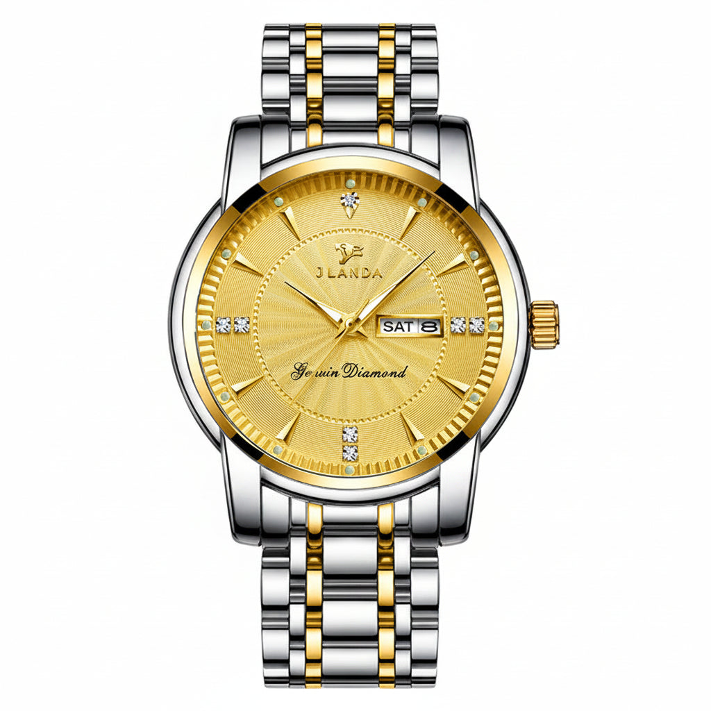 JRANDE J6608 Men's Quartz Watch | Stainless Steel | Water Resistant