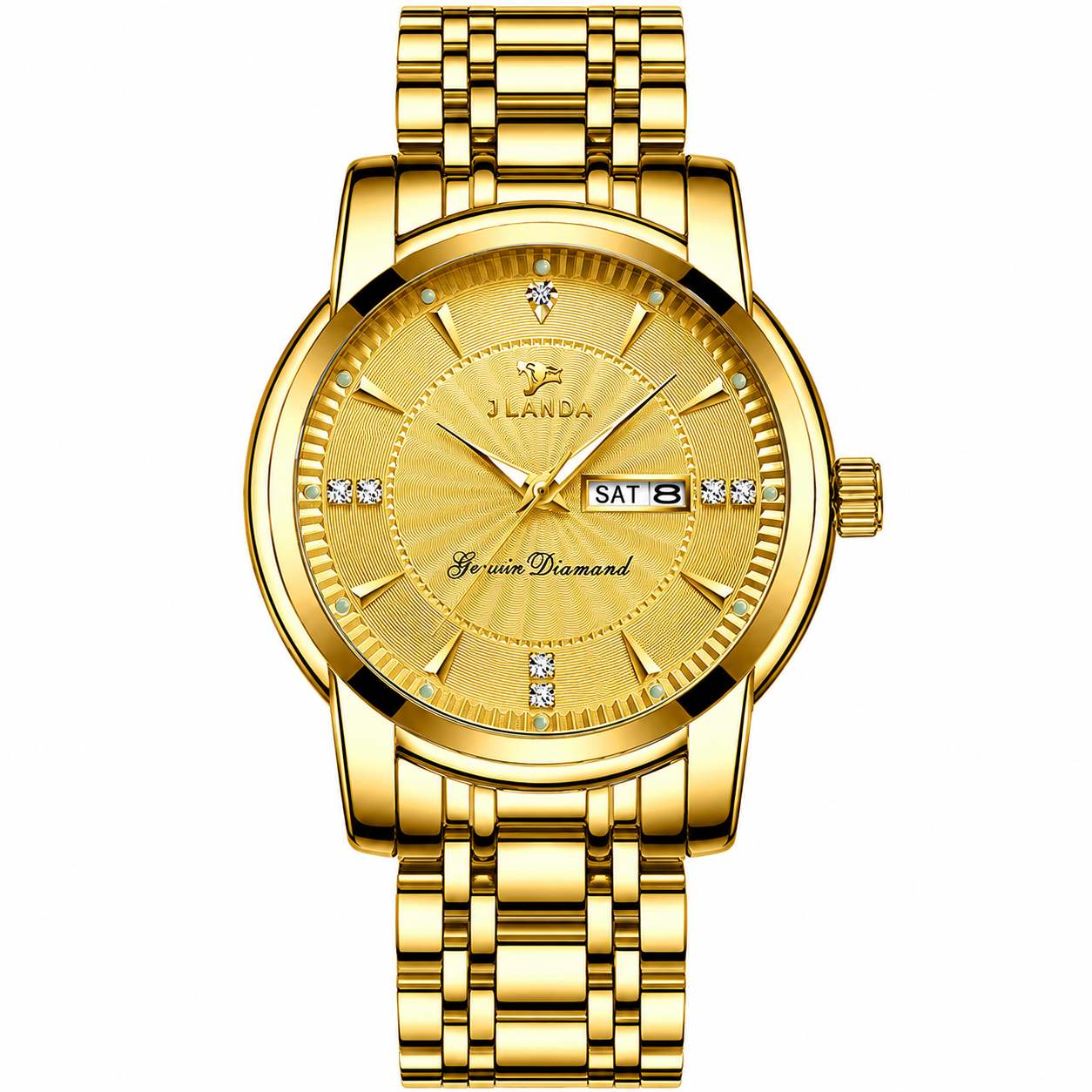 JRANDE J6608 Men's Quartz Watch | Stainless Steel | Water Resistant