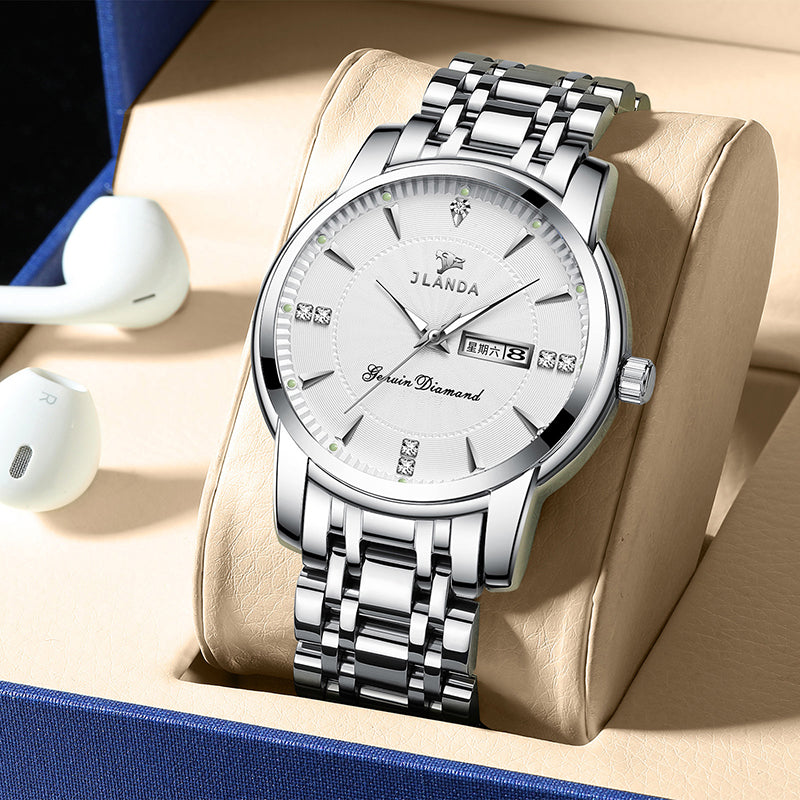 JRANDE J6608 Men's Quartz Watch | Stainless Steel | Water Resistant