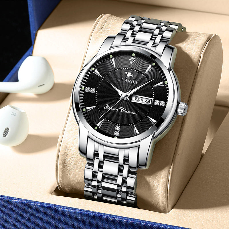 JRANDE J6608 Men's Quartz Watch | Stainless Steel | Water Resistant