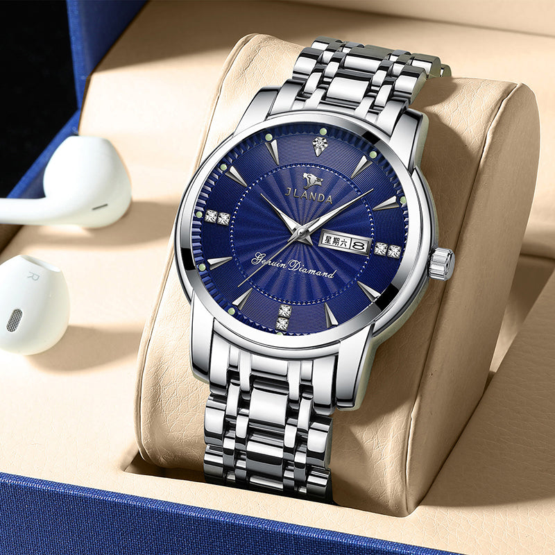 JRANDE J6608 Men's Quartz Watch | Stainless Steel | Water Resistant